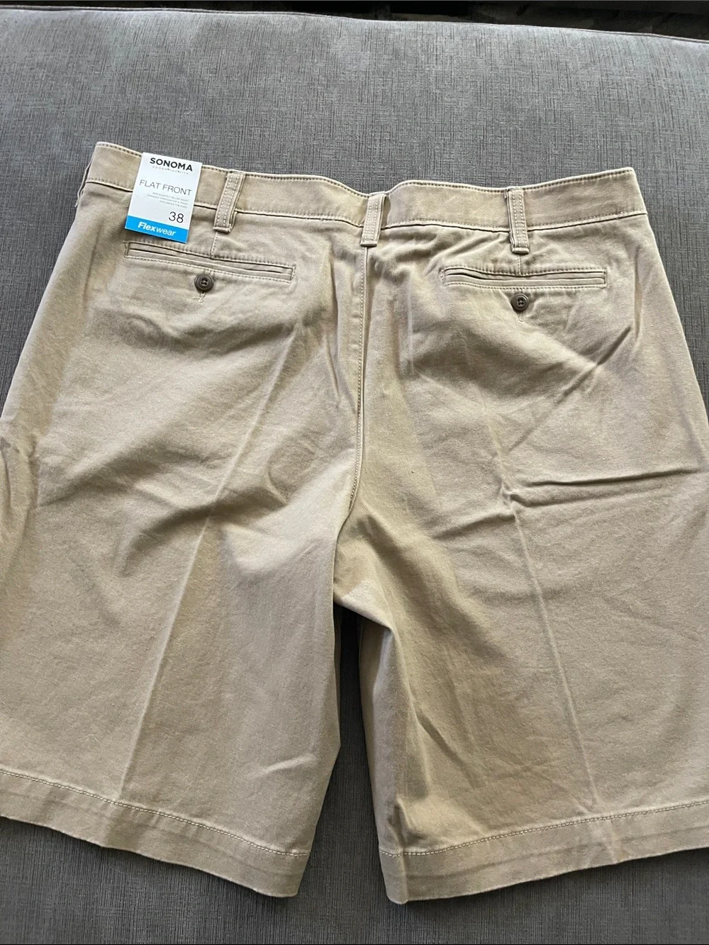 Sonoma Flexwear Khaki Chino Shorts Men's Size 38